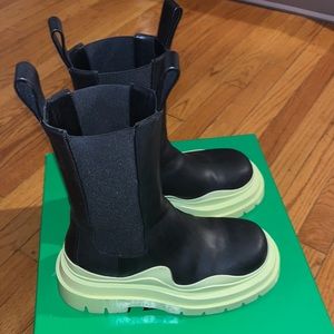 bottega veneta tire チェルシーブーツ 青 42 bottega veneta tire チェルシーブーツ 青 42 - メルカリ
